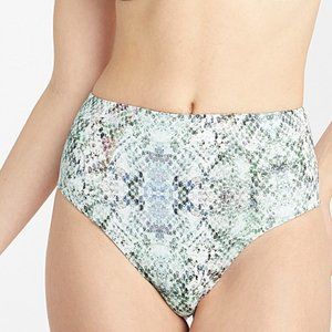 June Swimwear Marilyn Bikini  Python Ivy Bottom Green